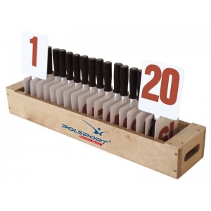 Set 20 numere (metalice) pentru schimbul (inlocuirea) jucatorilor pe teren Set 20 numere (metalice) pentru schimbul (inlocuirea) jucatorilor pe teren